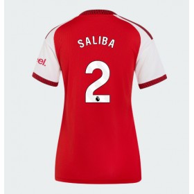Arsenal William Saliba #2 Hjemme skjorte til dame 2026-27 Kortermet